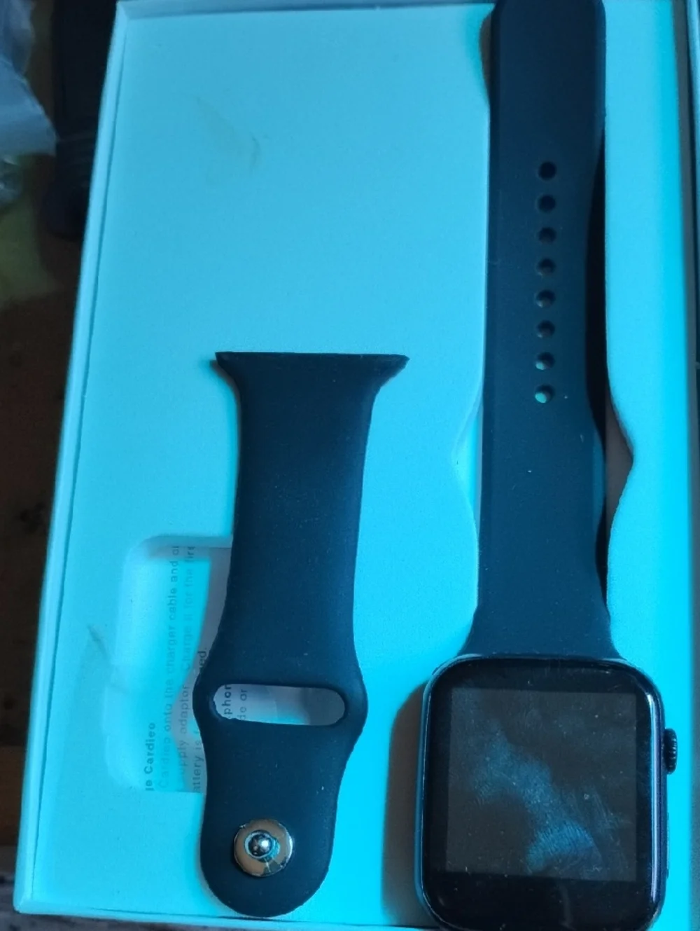 Black Smartwatch with OLED Touch Screen